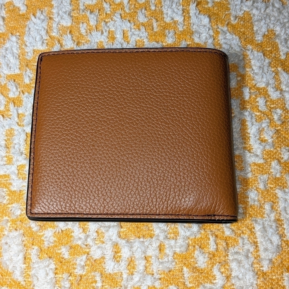 Michael Kors Men's Tan Mason Billfold Leather Wallet NIB - Picture 3 of 6